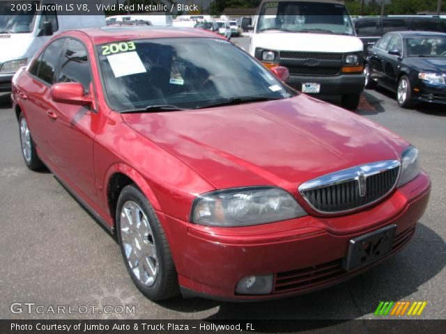 2003 Lincoln LS V8 in Vivid Red Metallic