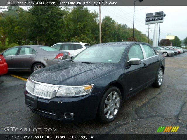 2008 Lincoln MKZ AWD Sedan in Dark Blue Ink Metallic