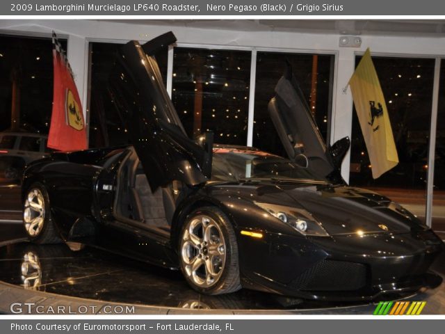 2009 Lamborghini Murcielago LP640 Roadster in Nero Pegaso (Black)