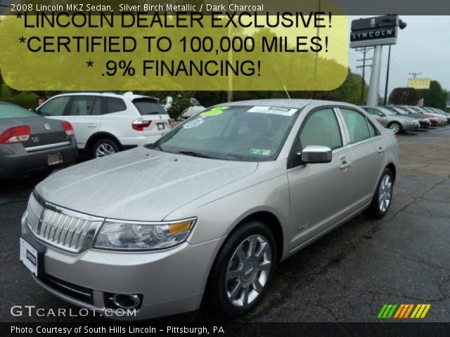 2008 Lincoln MKZ Sedan in Silver Birch Metallic