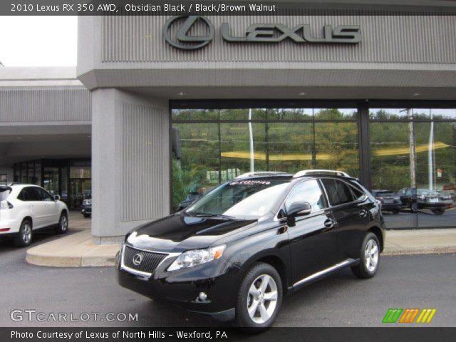 2010 Lexus RX 350 AWD in Obsidian Black