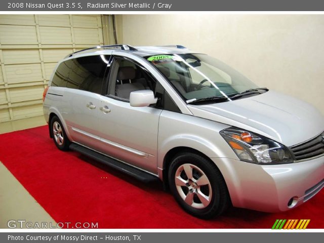 2008 Nissan Quest 3.5 S in Radiant Silver Metallic