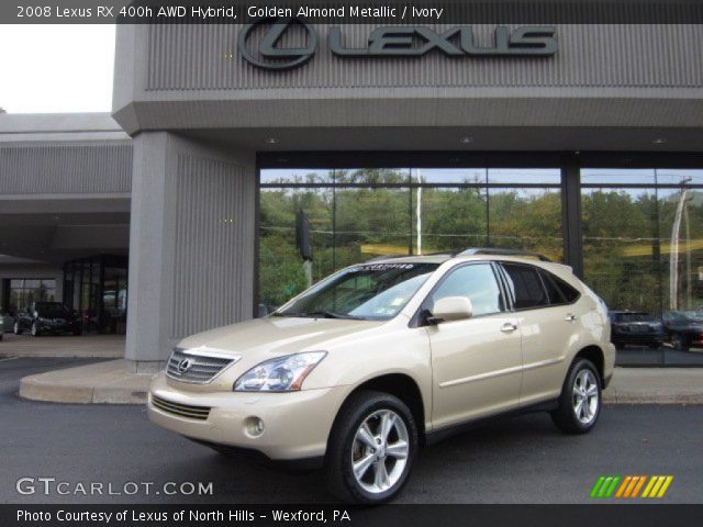 2008 Lexus RX 400h AWD Hybrid in Golden Almond Metallic