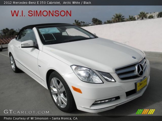 2012 Mercedes-Benz E 350 Cabriolet in Arctic White