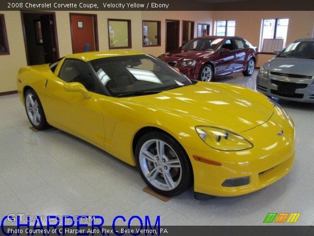 2008 Chevrolet Corvette Coupe in Velocity Yellow