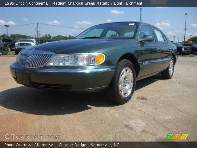 1999 Lincoln Continental  in Medium Charcoal Green Metallic