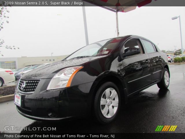 2009 Nissan Sentra 2.0 S in Super Black