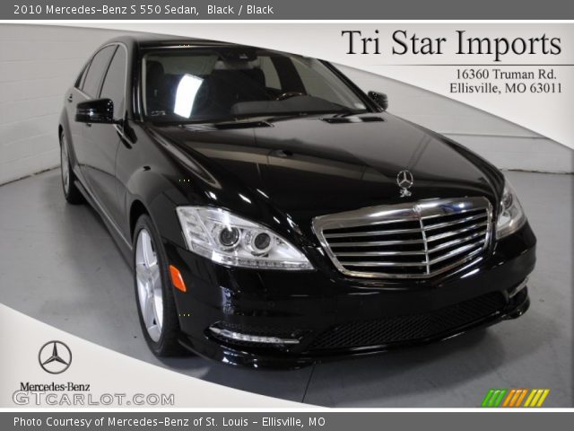 2010 Mercedes-Benz S 550 Sedan in Black