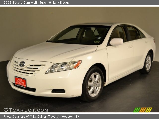 2008 Toyota Camry LE in Super White