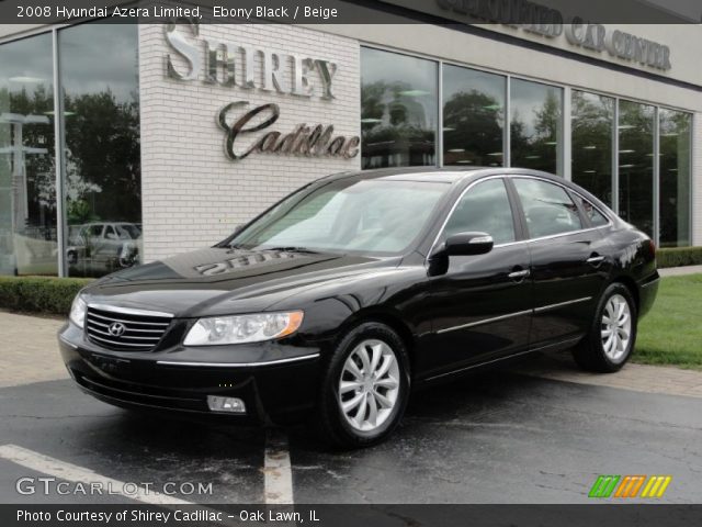 2008 Hyundai Azera Limited in Ebony Black