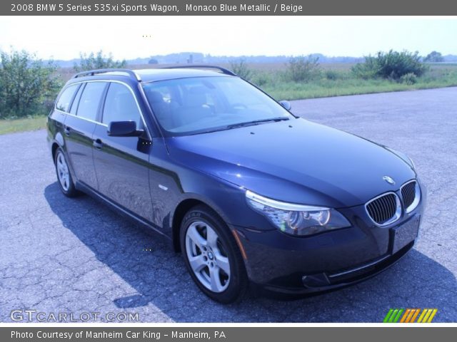 2008 BMW 5 Series 535xi Sports Wagon in Monaco Blue Metallic