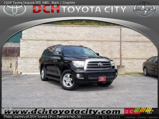 2008 Toyota Sequoia SR5 4WD in Black