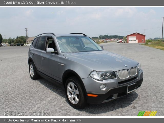 2008 BMW X3 3.0si in Silver Grey Metallic