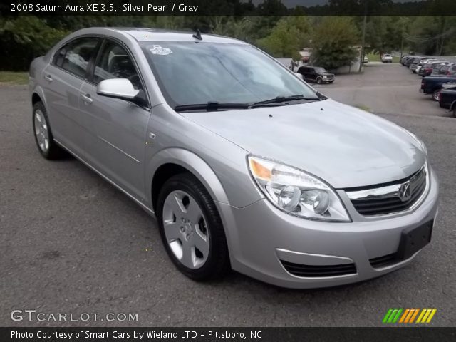 2008 Saturn Aura XE 3.5 in Silver Pearl