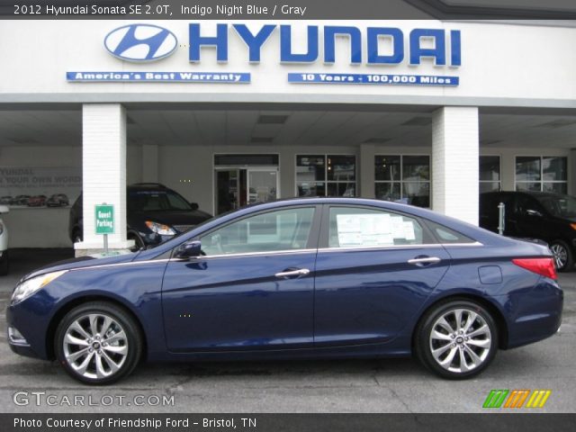 2012 Hyundai Sonata SE 2.0T in Indigo Night Blue