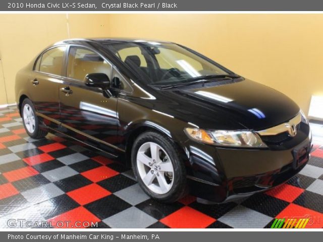 2010 Honda Civic LX-S Sedan in Crystal Black Pearl