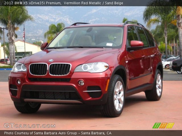 2012 BMW X5 xDrive35i Premium in Vermillion Red Metallic