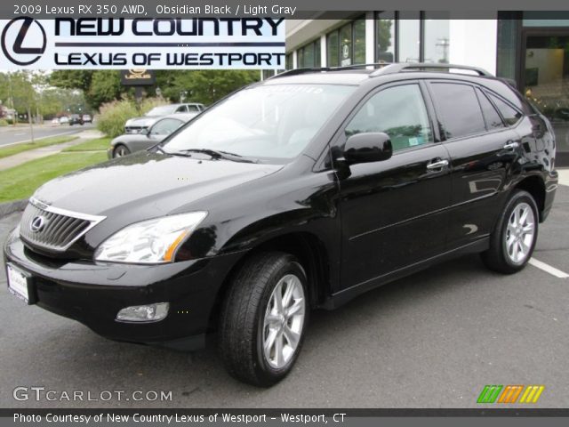 2009 Lexus RX 350 AWD in Obsidian Black