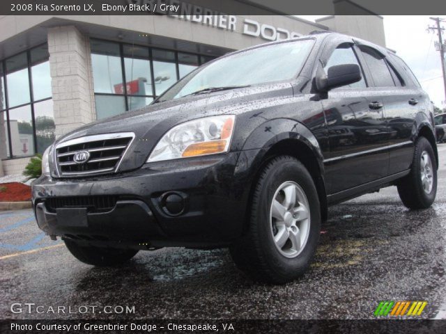 2008 Kia Sorento LX in Ebony Black
