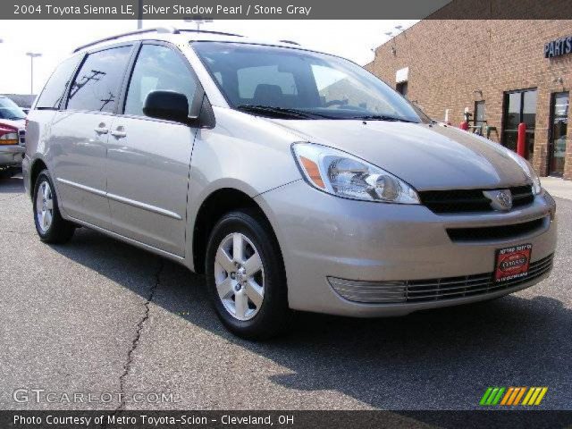 2004 Toyota Sienna LE in Silver Shadow Pearl