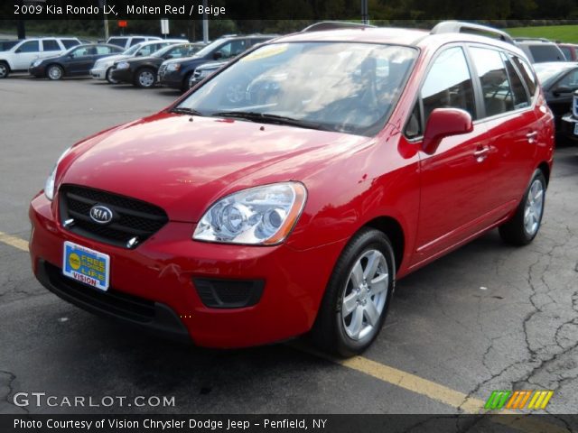 2009 Kia Rondo LX in Molten Red