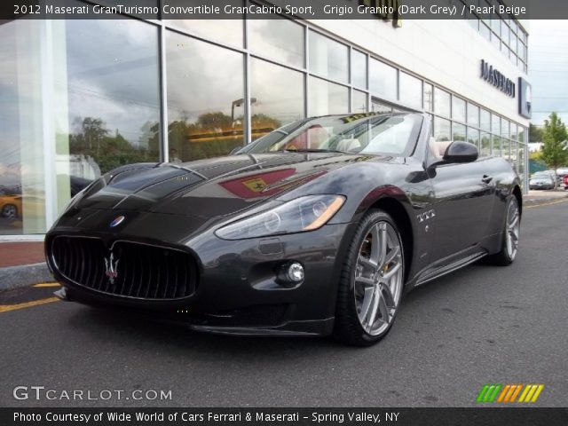 2012 Maserati GranTurismo Convertible GranCabrio Sport in Grigio Granito (Dark Grey)