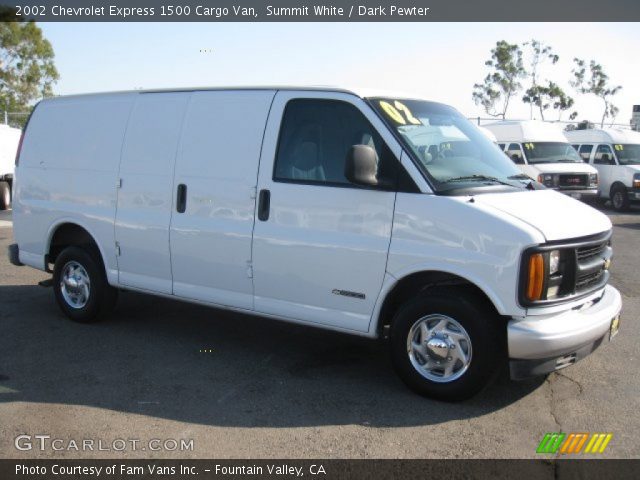 2002 Chevrolet Express 1500 Cargo Van in Summit White