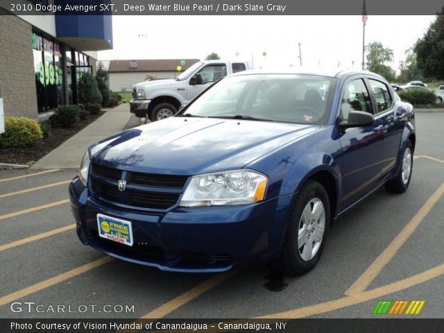 2010 Dodge Avenger SXT in Deep Water Blue Pearl