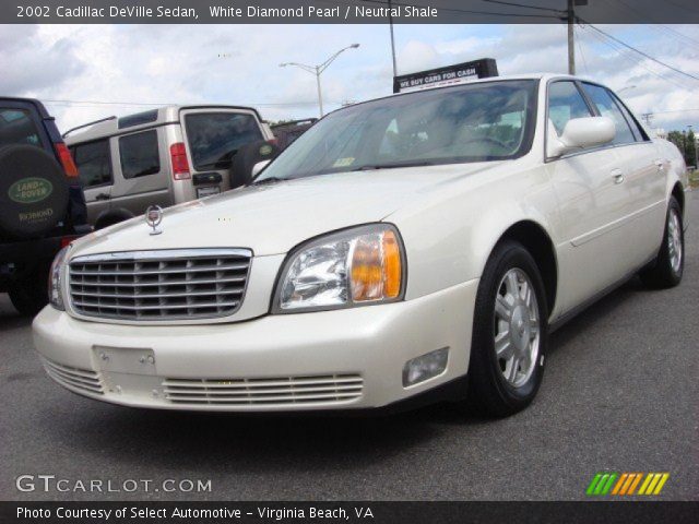 2002 Cadillac DeVille Sedan in White Diamond Pearl
