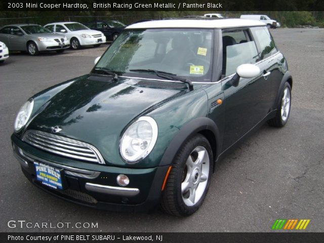 2003 Mini Cooper Hardtop in British Racing Green Metallic