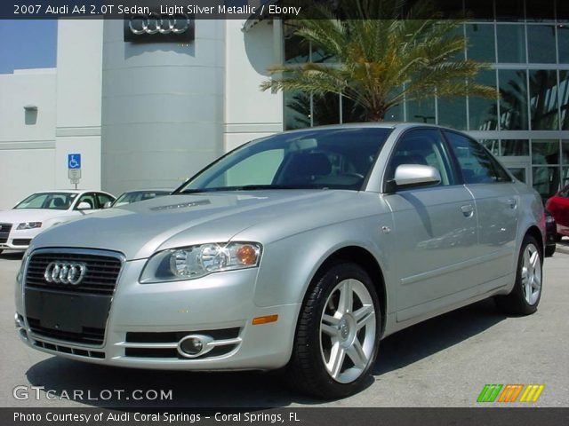 2007 Audi A4 2.0T Sedan in Light Silver Metallic