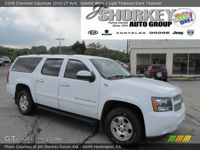 2008 Chevrolet Suburban 1500 LT 4x4 in Summit White