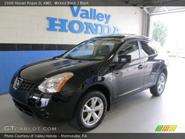 2008 Nissan Rogue SL AWD in Wicked Black