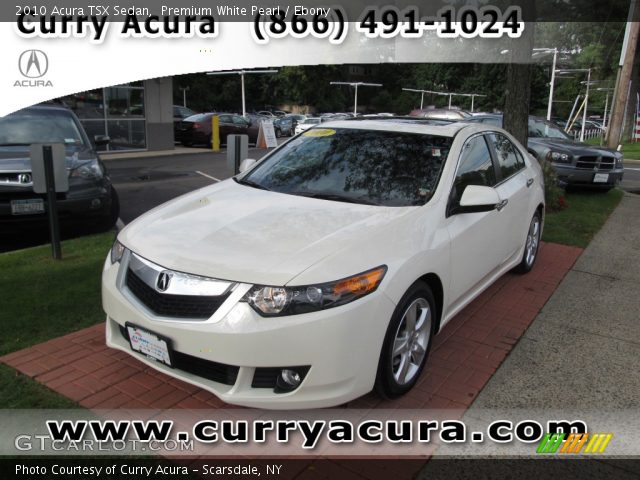 2010 Acura TSX Sedan in Premium White Pearl