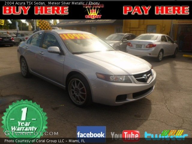 2004 Acura TSX Sedan in Meteor Silver Metallic