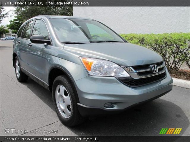 2011 Honda CR-V LX in Opal Sage Metallic