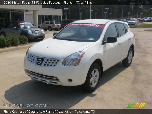 2010 Nissan Rogue S 360 Value Package in Phantom White