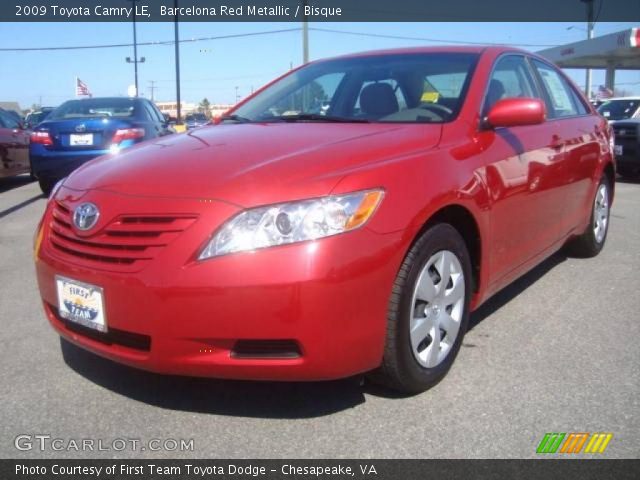 2009 Toyota Camry LE in Barcelona Red Metallic
