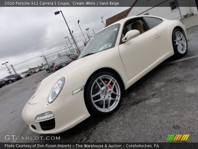2010 Porsche 911 Carrera S Coupe in Cream White