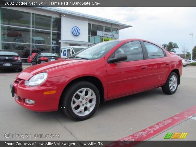 2002 Dodge Neon SXT in Flame Red