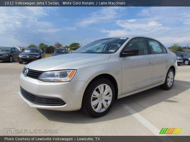 2012 Volkswagen Jetta S Sedan in White Gold Metallic