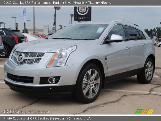 2012 Cadillac SRX Performance in Radiant Silver Metallic