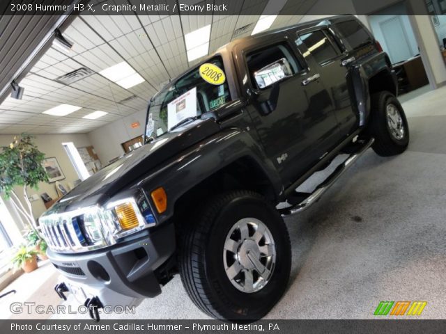 2008 Hummer H3 X in Graphite Metallic