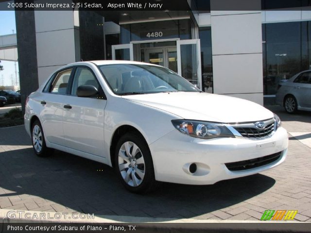2008 Subaru Impreza 2.5i Sedan in Aspen White