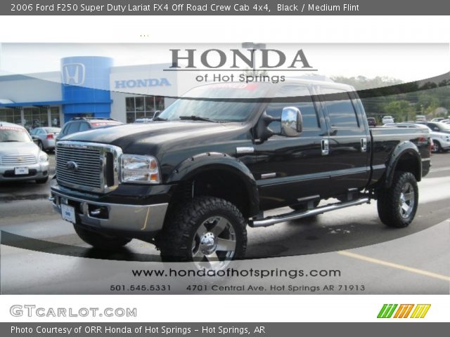 2006 Ford F250 Super Duty Lariat FX4 Off Road Crew Cab 4x4 in Black
