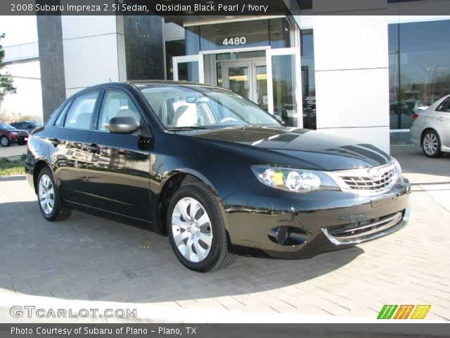 2008 Subaru Impreza 2.5i Sedan in Obsidian Black Pearl