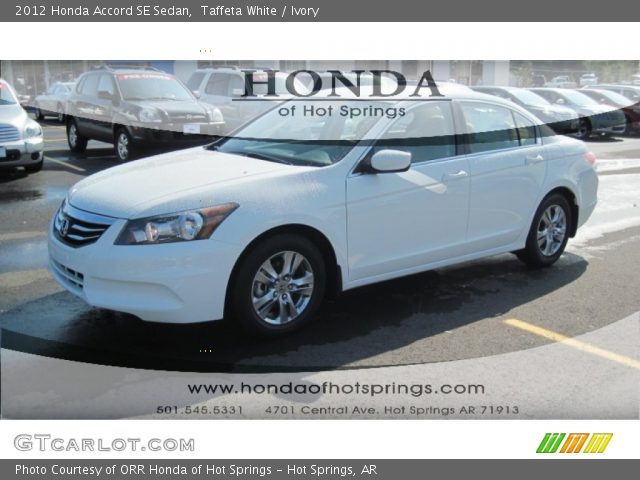 2012 Honda Accord SE Sedan in Taffeta White