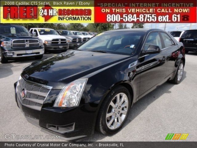 2008 Cadillac CTS Sedan in Black Raven