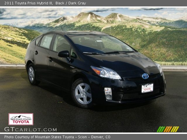 2011 Toyota Prius Hybrid III in Black