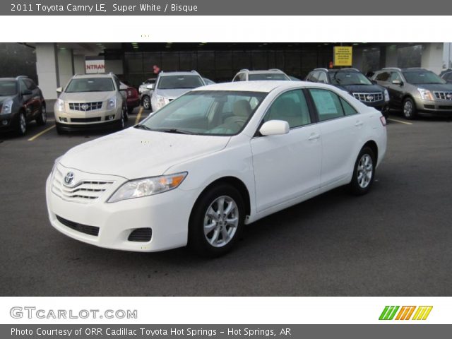 2011 Toyota Camry LE in Super White